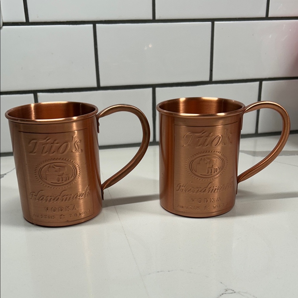 Tito’s Copper Moscow Mule Mug Set